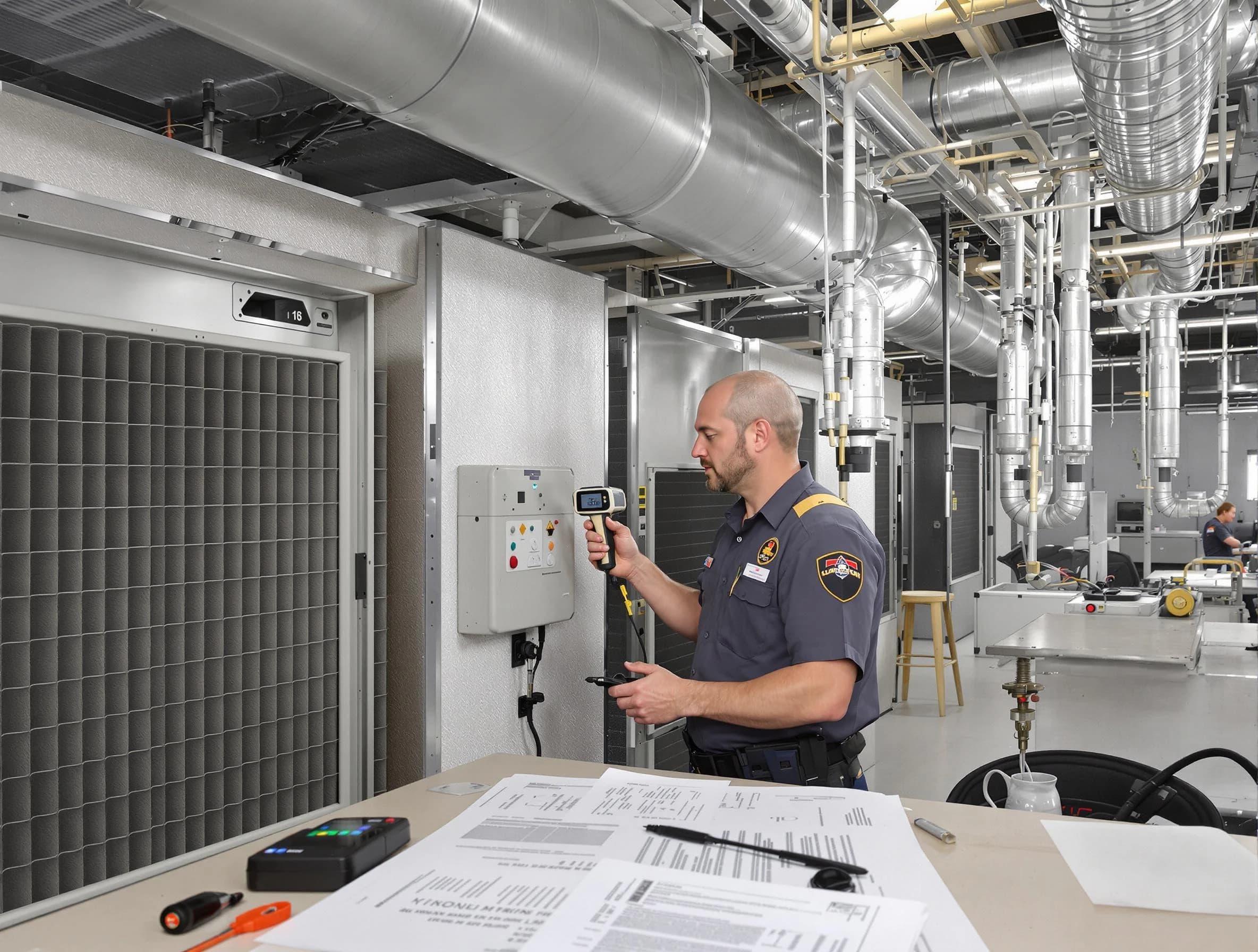 Professional filter system inspection by Chartiers Air Duct Cleaning in Chartiers