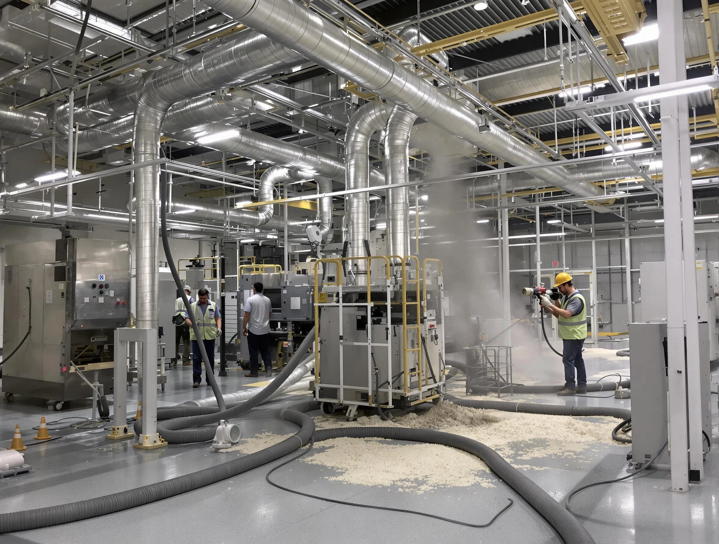 Heavy-duty industrial duct cleaning by Chartiers Air Duct Cleaning in Chartiers