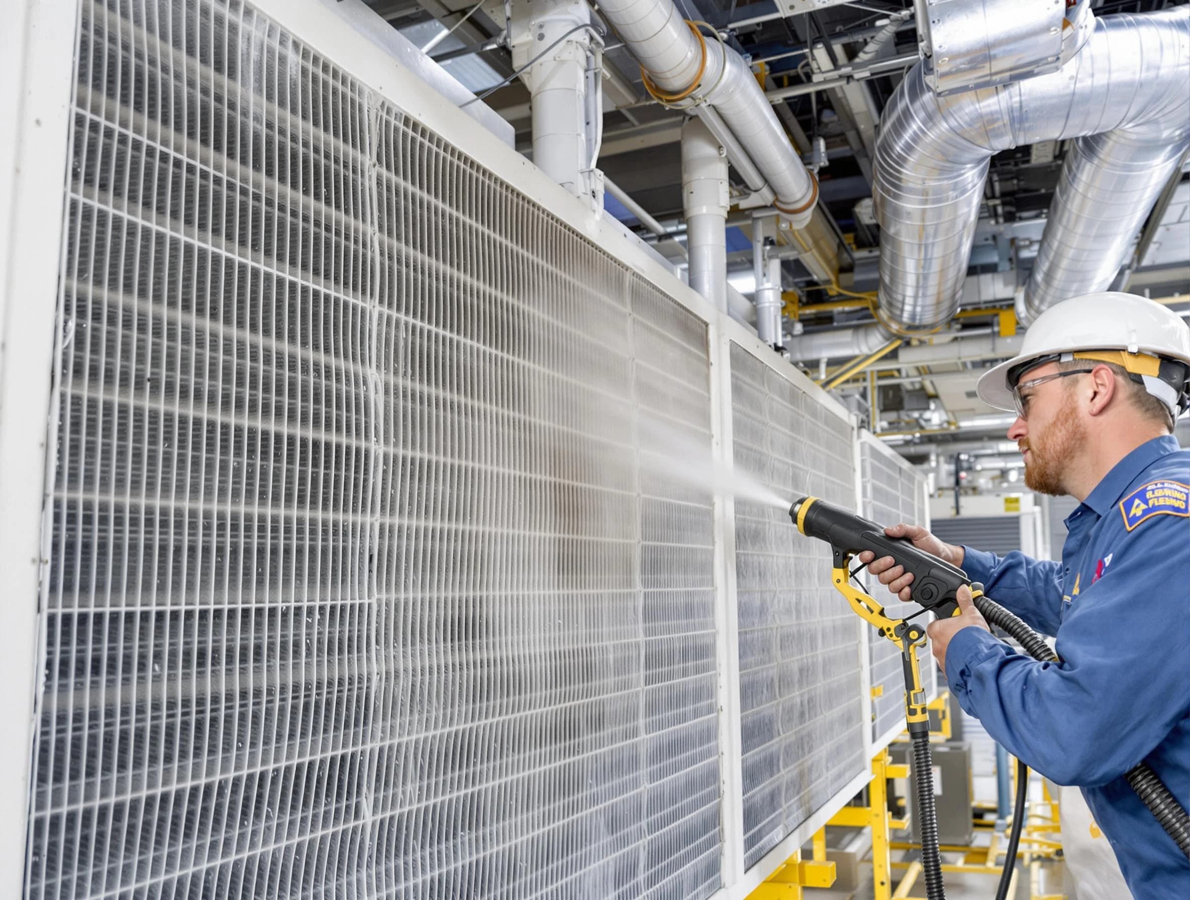 Professional commercial coil cleaning by Chartiers Air Duct Cleaning in Chartiers