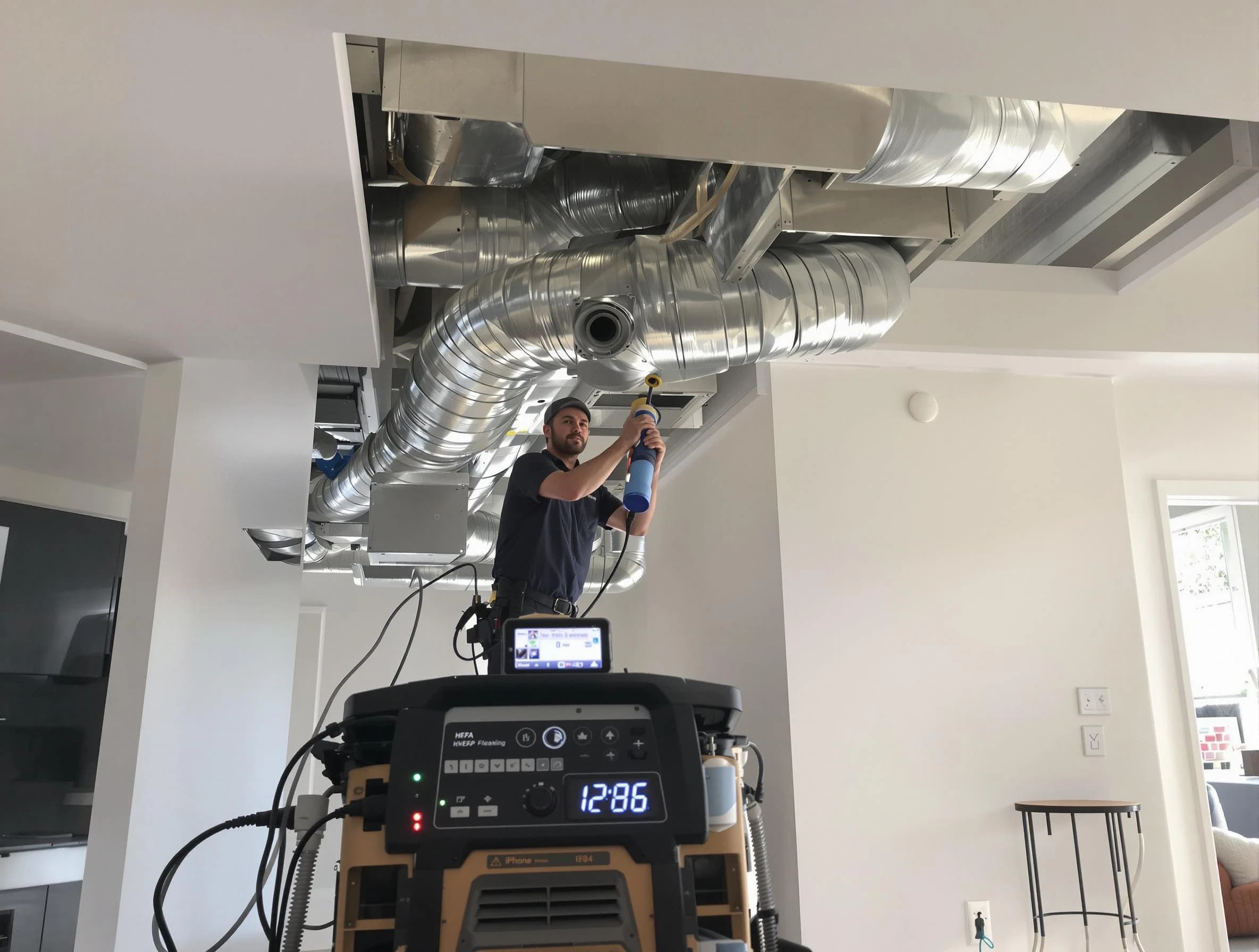 Advanced pure air duct cleaning by Chartiers Air Duct Cleaning in Chartiers