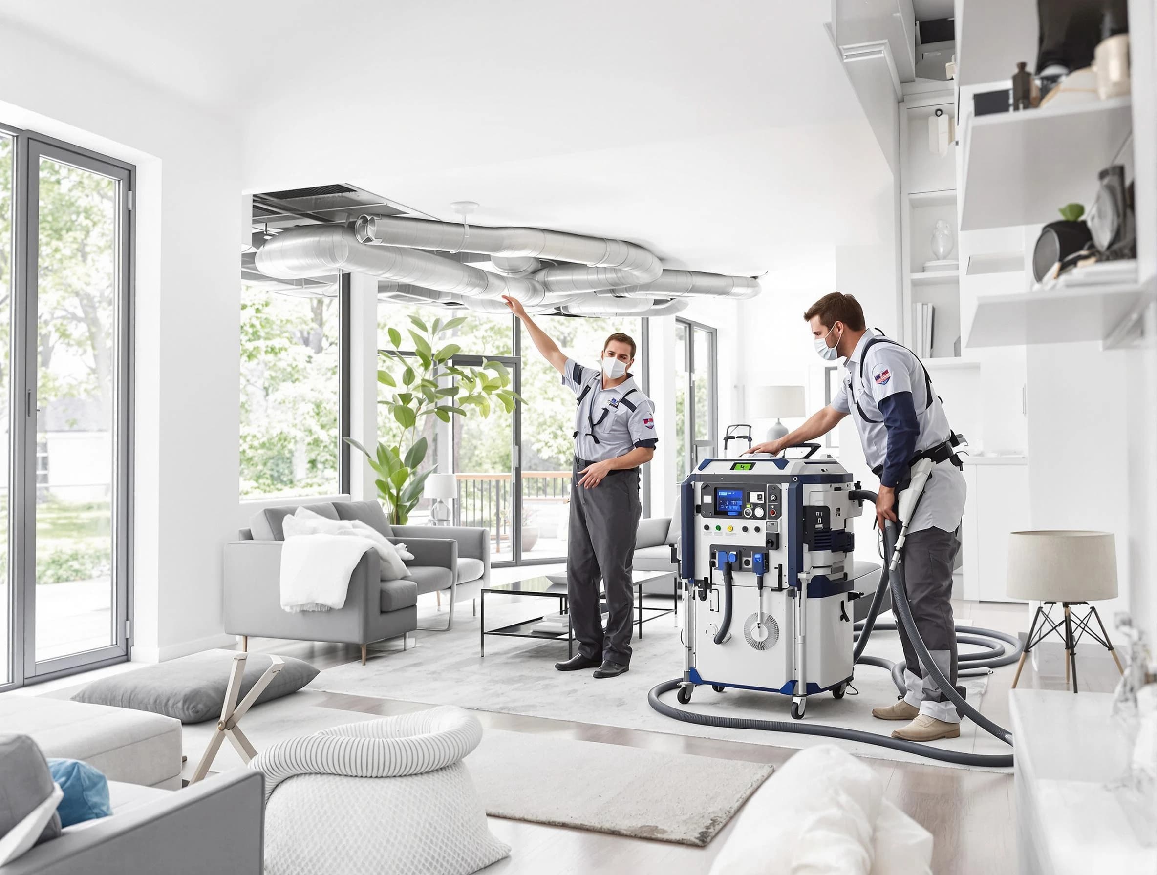 Chartiers Air Duct Cleaning professional conducting pure air duct cleaning with state-of-the-art equipment in Chartiers