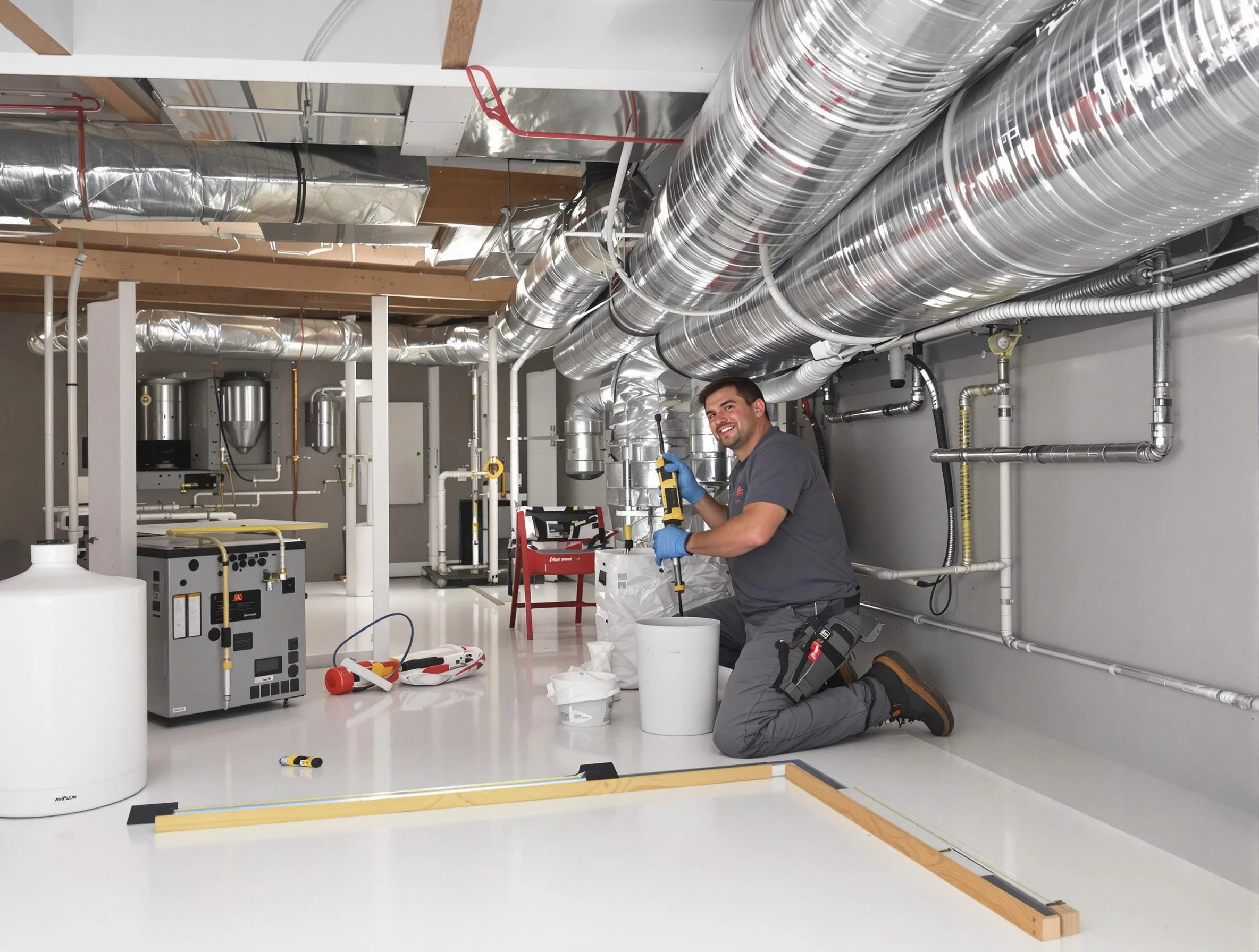 Professional duct sealing service by Chartiers Air Duct Cleaning in Chartiers