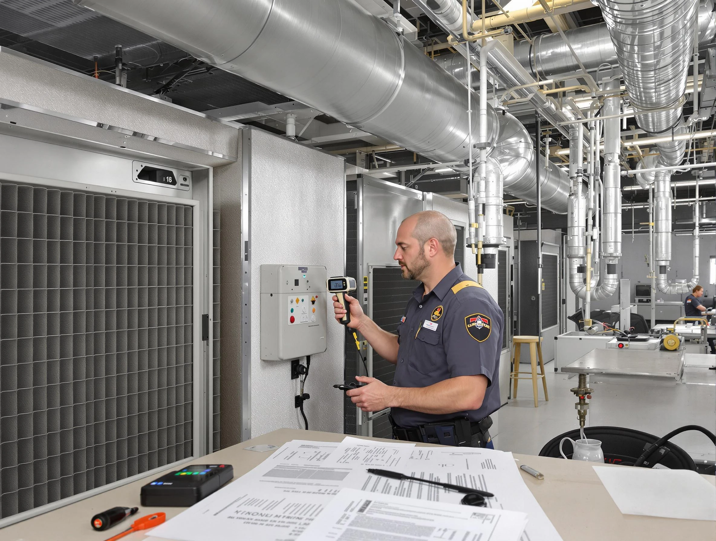 Professional filter system inspection by Chartiers Air Duct Cleaning in Chartiers