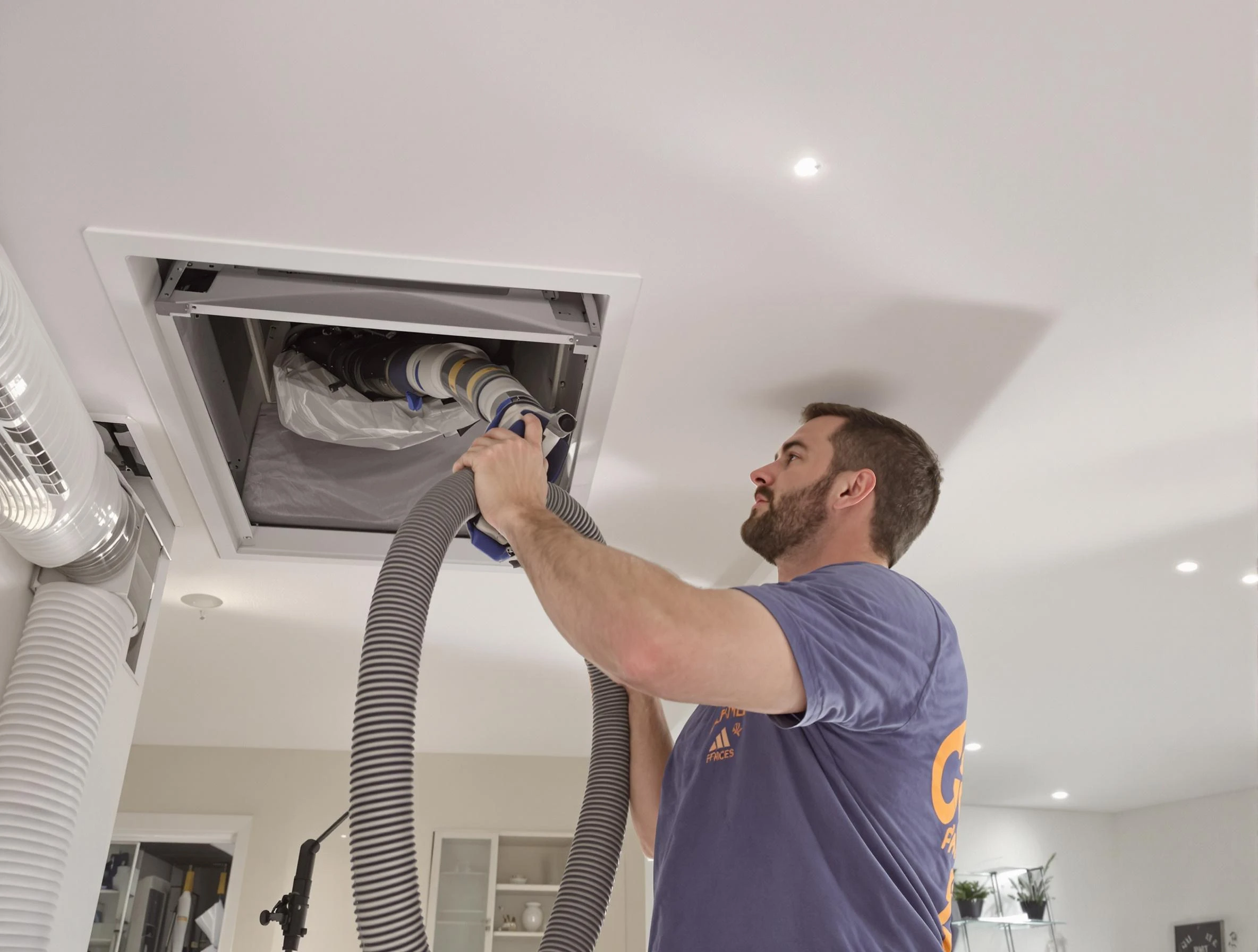 Precision indoor duct cleaning by Chartiers Air Duct Cleaning in Chartiers